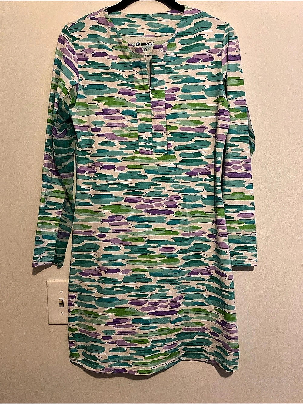 IBKUL Abstract Print Mini Dress Size Small